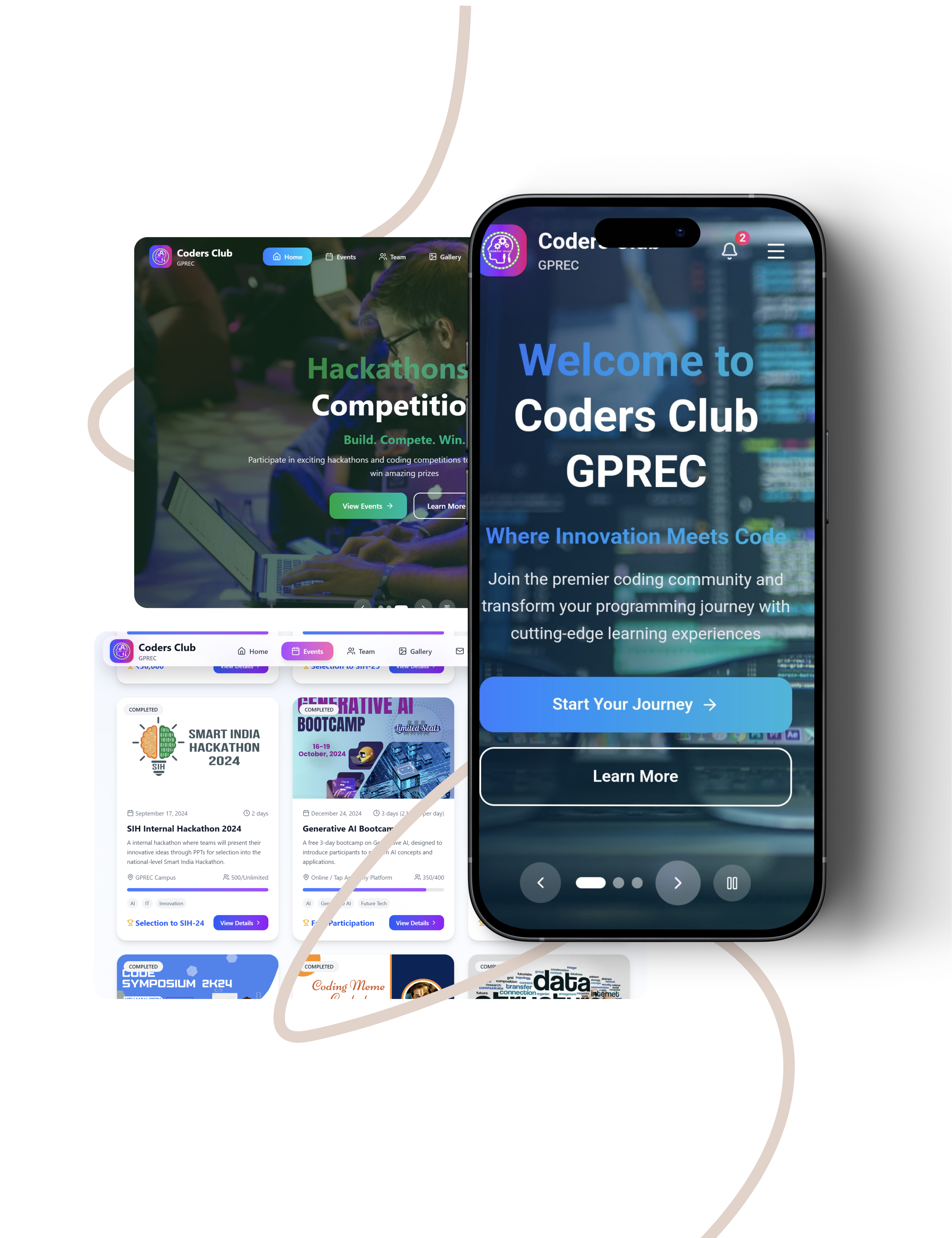 Coders Club – Developer & Event Platform